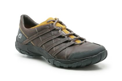 Clarks Paris Lace Charcoal Leather