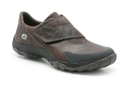 Clarks Paris Strap Charcoal Leather