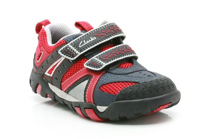 Clarks Pre Crosstrail Red Combi Leather