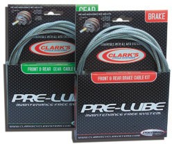 Clarks Pre Lube Gear Cable Kit 2008