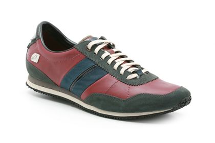 Clarks Pro Lace Wine Leather