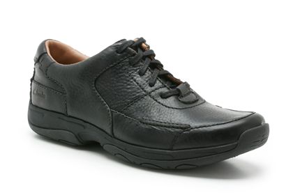 Clarks Rangle Step Black Leather