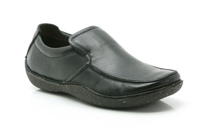 Clarks Remote Action Black Leather