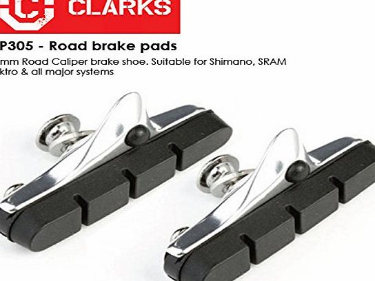 Road Bike Brake Pad with Holder - Grey, 5.2 cm