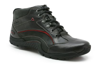 Clarks Rock Ride GTX Black Leather
