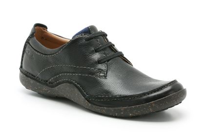 Clarks Rustic Time Black Leather