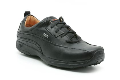 Clarks Rustle GTX Black Leather