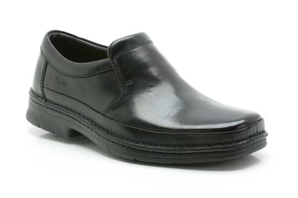 Clarks Salute Step Black Leather