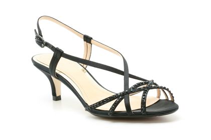 Clarks Silk Vine Black Fabric