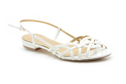 Clarks Test Match White Patent