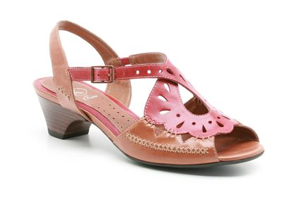 Clarks Tom Blue Red Combi Leather