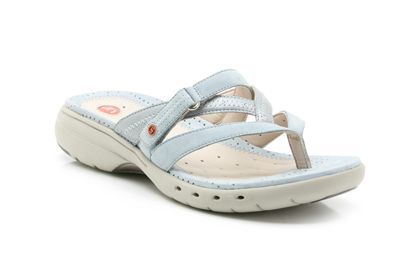 Clarks Un Coast Light Blue Leather