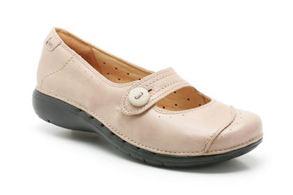 Clarks Un Poem Taupe Leather