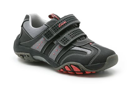 Clarks Whoosh Inf Black Combi Leather