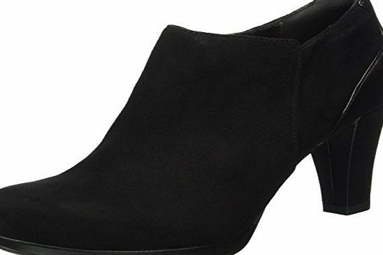 Clarks Womens Chorus True Ankle Boots, Black (Black Suede), 6 UK
