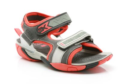 Clarks Xtra Heat Jnr Grey Combi Leather
