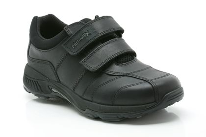 Clarks Xtra Power Jnr Black Leather