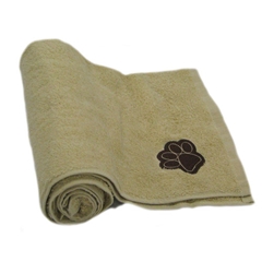 Classic Collection Paw Print Dog Towel by Classic Collection