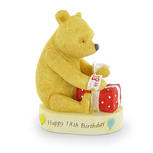 Disney Winnie The Pooh Happy 18th Birthday