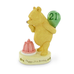 Disney Winnie The Pooh Happy 21st Birthday