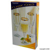 Classic Gold Sparkling Wine Flutes 20cl Pack of 6