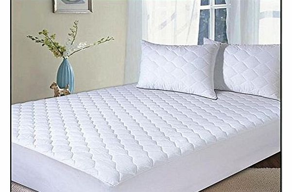 Classic Linens Polycotton Quilted Extra Deep Mattress Protector King