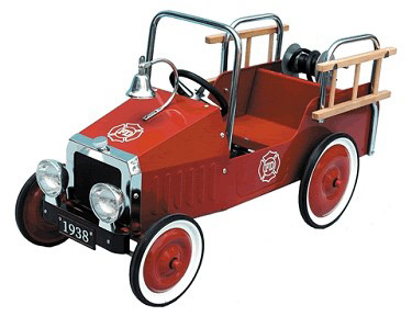 Classic Pedal Cars FIRE ENGINE Pedal Car