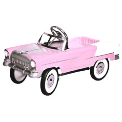 Classic Pink Chevy 55 Pedal Car