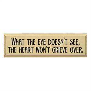 Quote `What the eye doesnt