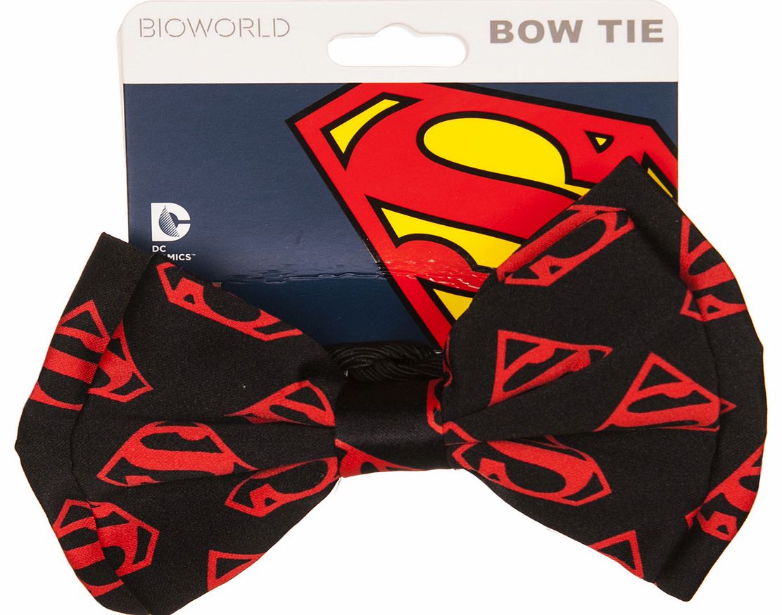 Red Logo DC Comics Superman Bow tie