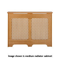 Classic Style Radiator Cabinet - Oak Effect Extra Large Size 2230x900mm