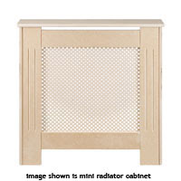 Classic Style Radiator Cabinet - Unfinished MDF Small Size 1017x800mm