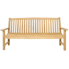 Ideal as a memorial park bench this classic teak wood range of garden benches offers a higher back s