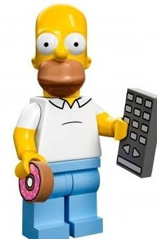 The Simpsons Lego Mini Figure Homer
