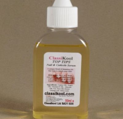 Classikool 50ml Top Tips Cuticle Oil Nail Care Manicure Nourisher Revitalizer Natural Treatment