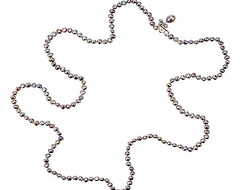 Claudia Bradby Drop Pearl Rope Necklace