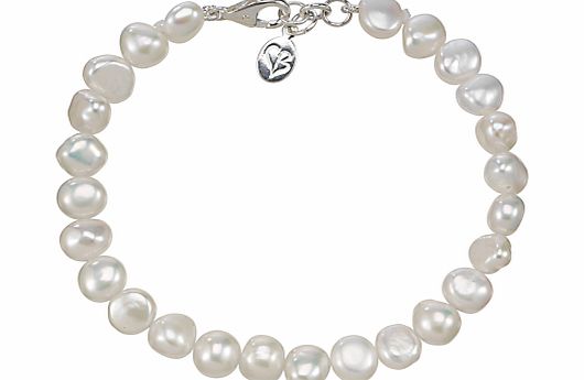 Claudia Bradby Simple White Pearl Bracelet