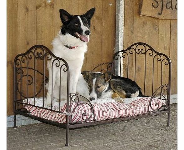 40180CH Clayre & Eef - Dog bed frame - Brown - DECORATION NOT INCLUDED ca. 31.5 x 20.9 x 22.8 in