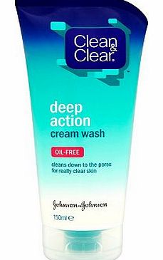 Deep Action Oil-Free Cream Wash