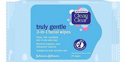 Truly Gentle 3-in-1 Facial Wipes