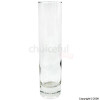 Clear Glass Cylinderical Bud Vase 19cm