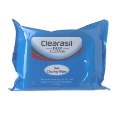 Clearasil Deep Cleanse Skin Clearing Wipes