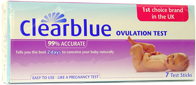 Clearblue ovulation test 7 tests