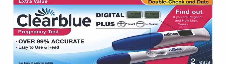 Clearblue Pregnancy Test Double Check and Date 2