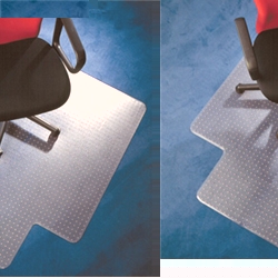 Cleartex Chair Mat Rectangular Low-Medium 2.3mm