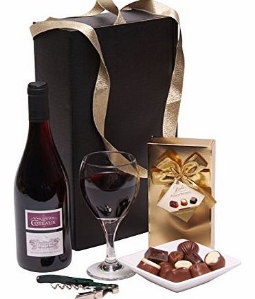 Red Wine & Chocolates Gift Set