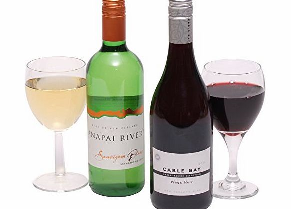 Clearwater Hampers Wine Hamper - 2 Bottle New Zealand Selection