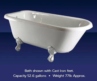 Clearwater Victorian Roll Top Bath