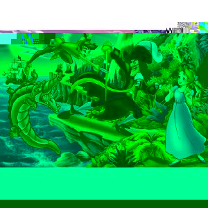 Peter Pan Flying Duel 60 Piece Jigsaw Puzzles