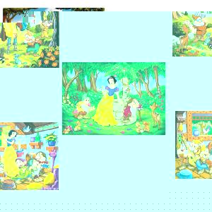 Snow White 3 x 48 Piece Jigsaw Puzzles